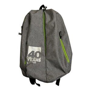Herbalife Nutrition 40 Years Anniversary Gray Backpack with Green Zippers